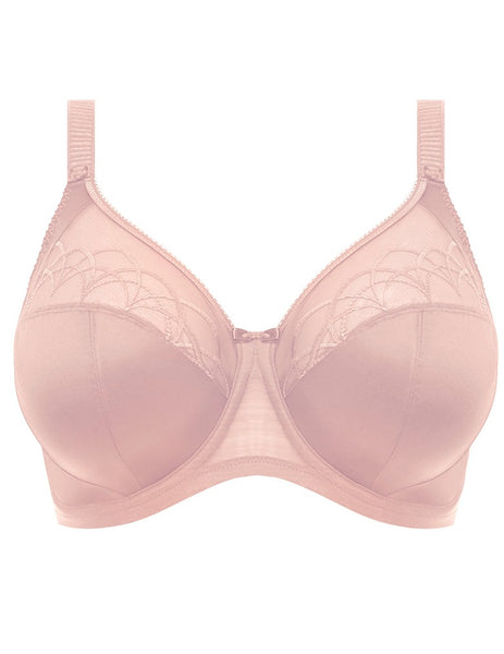 Elomi Womens Cate Wirefree Soft Cup Bra, 36E, Latte 