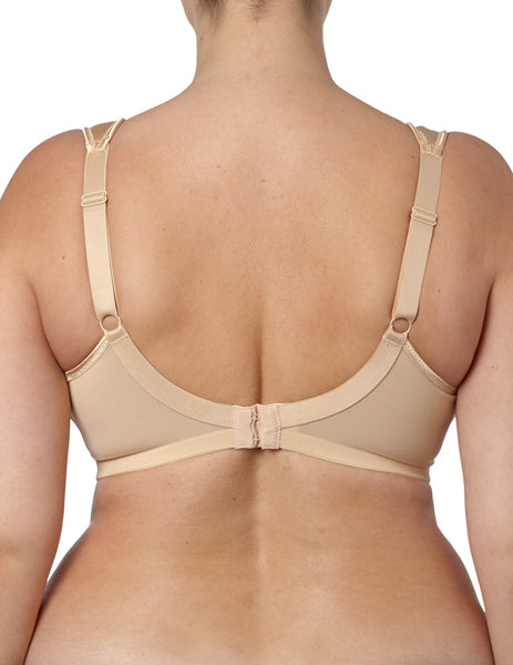 Goddess Hannah GD6131 Nude Underwire Molded Side Support Bra