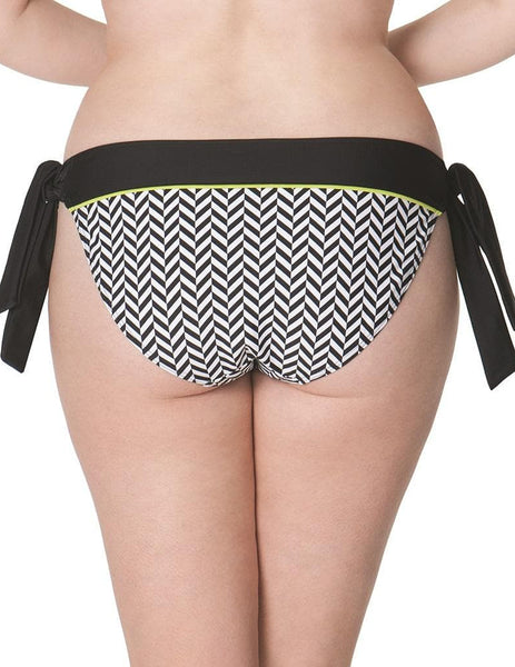 Curvy Kate Hypnotic CS3615 Tie Side Brief Swim Bottom | Hourglass