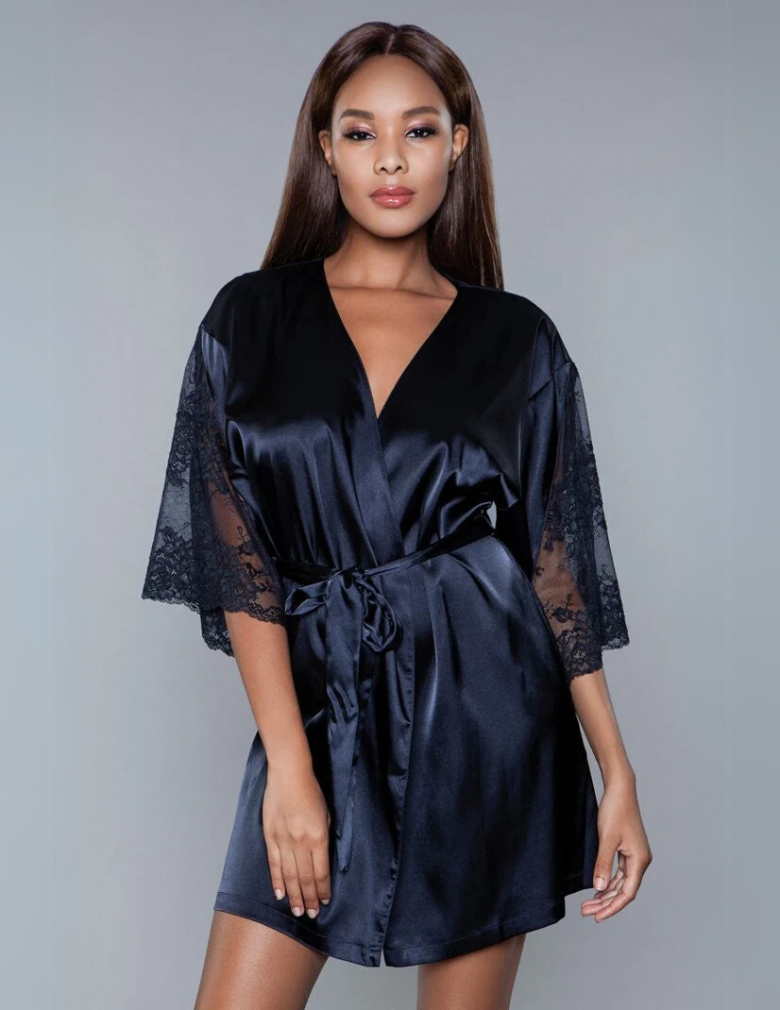 Be Wicked 1965 Grace Robe Black