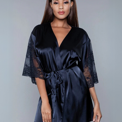 Be Wicked 1965 Grace Robe Black