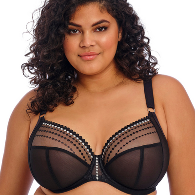 Elomi Matilda EL8900 Black Underwire Plunge Bra