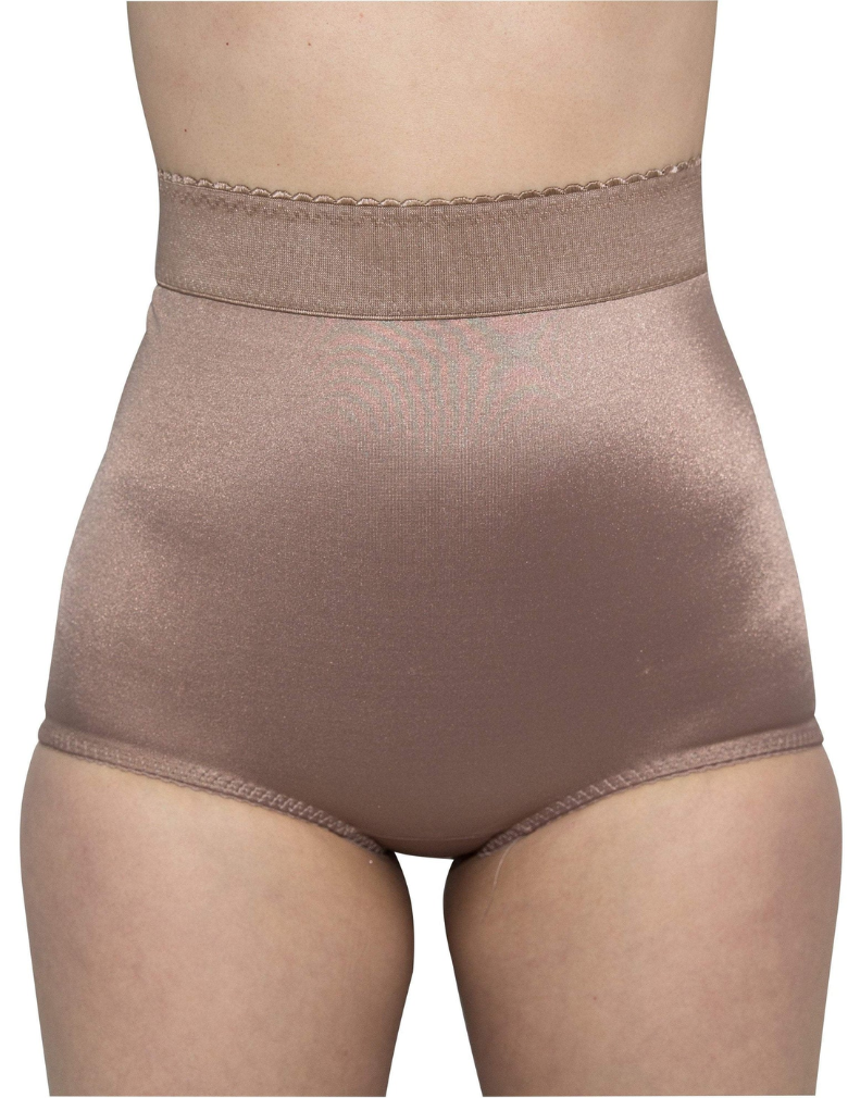 RAGO 513 High Waist Light Shaping Panty Brief mocha front view