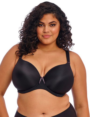 Elomi Bijou EL8722 Black Banded Molded J hook Convertible Bra