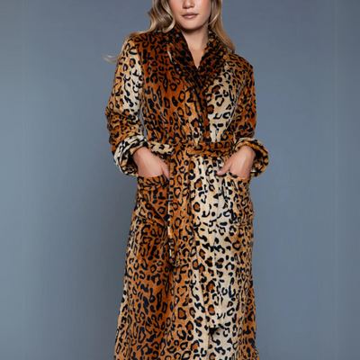 Be Wicked 2071 Leopard Robe