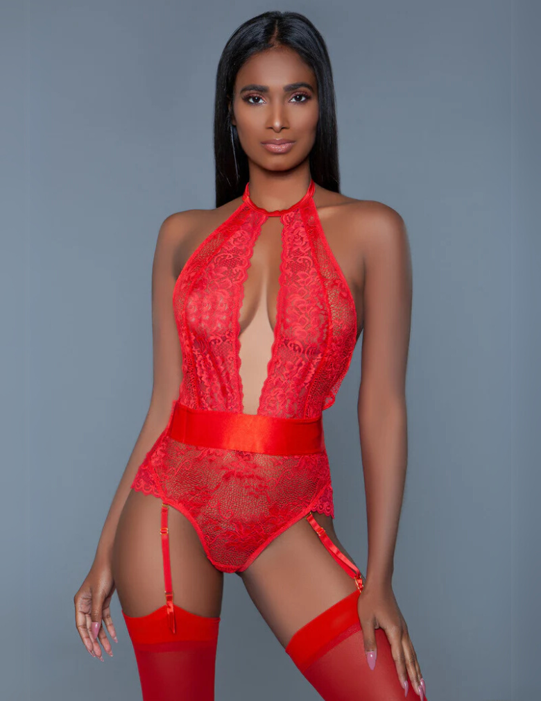 Be Wicked 2016 Ophelia Bodysuit Red