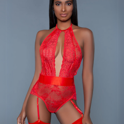 Be Wicked 2016 Ophelia Bodysuit Red