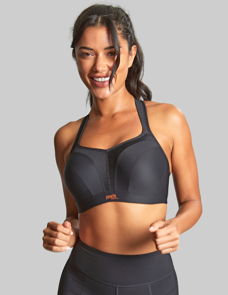 Panache Power 5021 Black Convertible Underwire Sports Bra