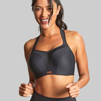 Panache Power 5021 Black Convertible Underwire Sports Bra