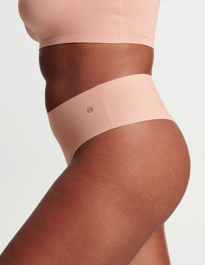 Evelyn & Bobbie High-Waisted Thong EB1703 Himalayan Salt