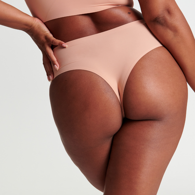 Evelyn & Bobbie High-Waisted Thong EB1703 Himalayan Salt