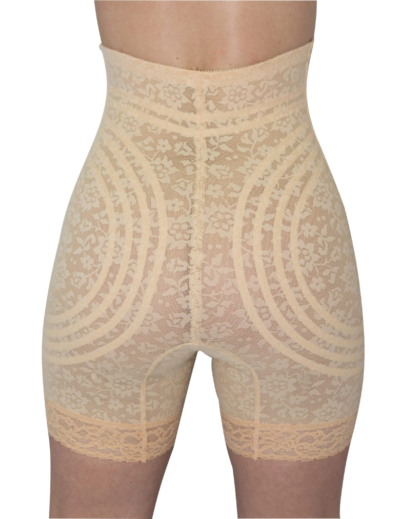 Rago Leg Shaper beige back view