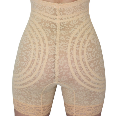 Rago Leg Shaper beige back view