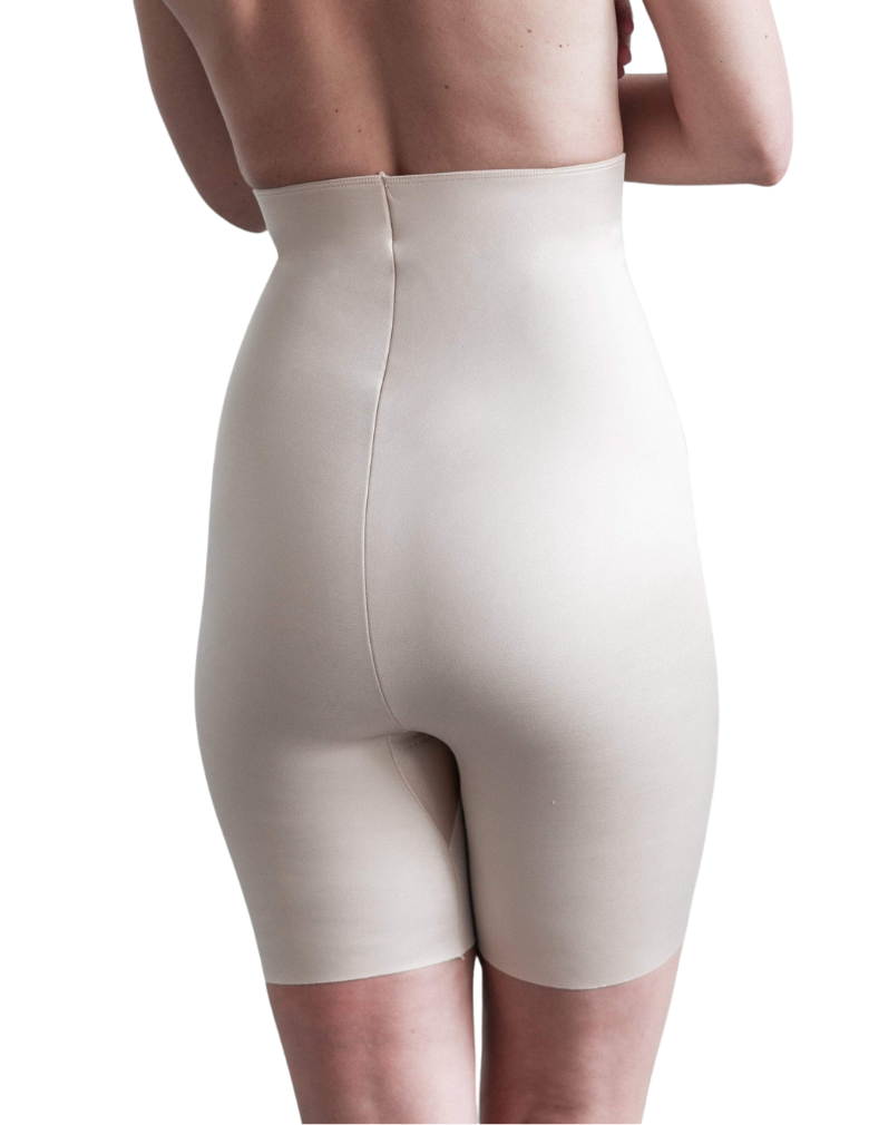 RAGO 009 Honey Beige Ultra Shaper High Waist Bike Pant back view