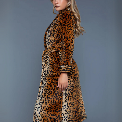 Be Wicked 2071 Leopard Robe