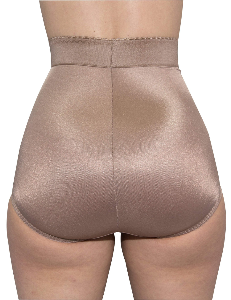 RAGO 513 High Waist Light Shaping Panty Brief mocha back view