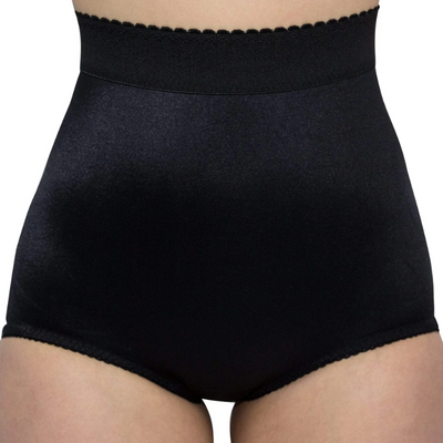 RAGO 513 High Waist Light Shaping Panty Brief black front view