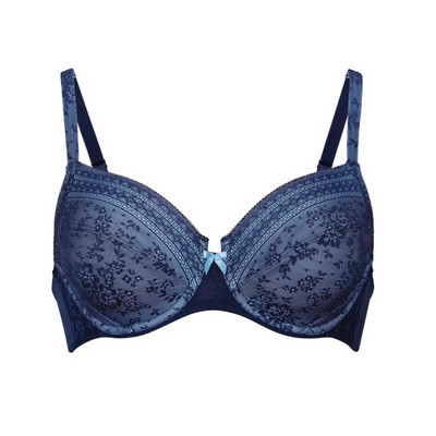 Anita Fleur 5653 Maritime Blue Underwire Side Support Bra