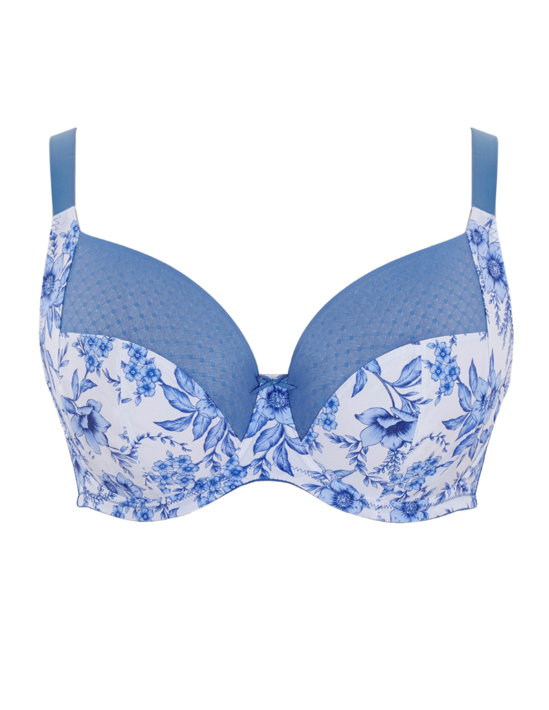 Panache Sculptresse Bliss 10685A Blue Floral Full Cup Bra