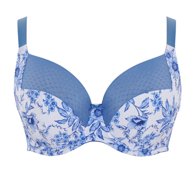 Panache Sculptresse Bliss 10685A Blue Floral Full Cup Bra