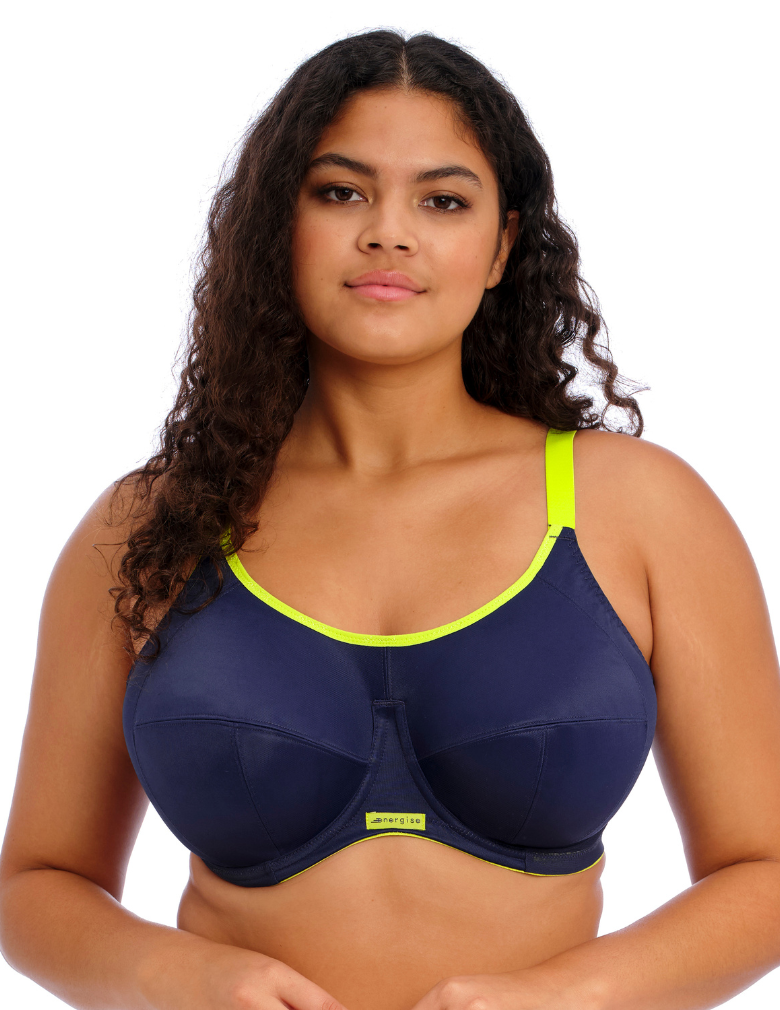 Elomi Energise EL8041 Navy Underwire Sports J-Hook Bra