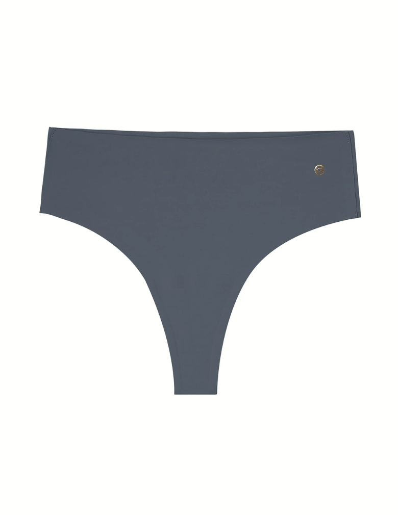 Evelyn & Bobbie High-Waisted Thong EB1703 Slate Grey