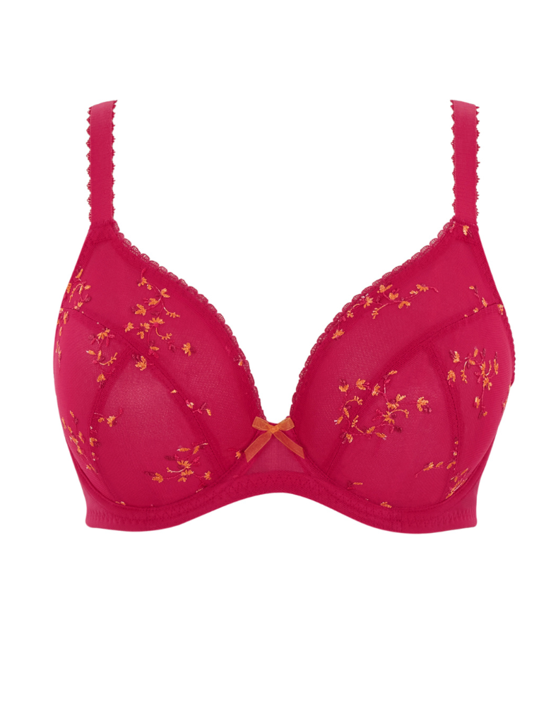 Panache Meadow 10976 Raspberry Plunge Bra cutout on white background