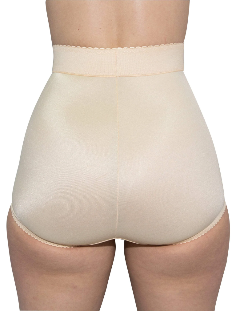 RAGO 513 High Waist Light Shaping Panty Brief beige back view