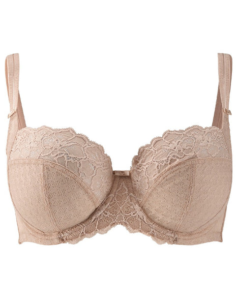 Panache Envy 7285 Chai Balconette Bra 32F | Hourglass Lingerie