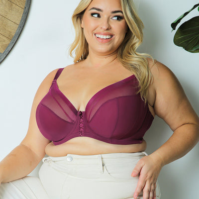 Parfait Shea P6062 Blackberry Plunge Unlined Bra