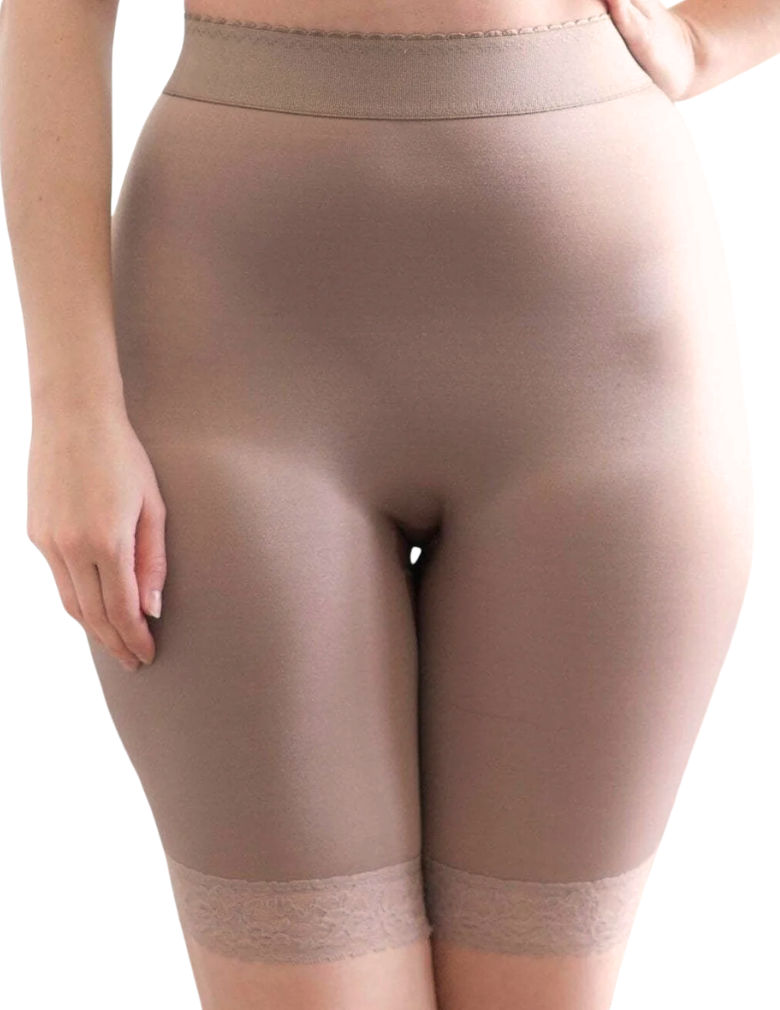 RAGO 518 High Waist Leg Shaper Light Shaping mocha front view