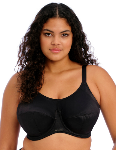 Elomi Energise EL8041 Black Underwire Sports J-Hook Bra