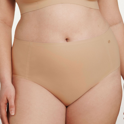 Evelyn & Bobbie High-Waisted Retro Bikini EB1704 Sand