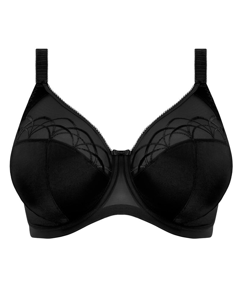 Elomi Cate Underwire Full Cup Banded Bra, Black EL4030 42HH
