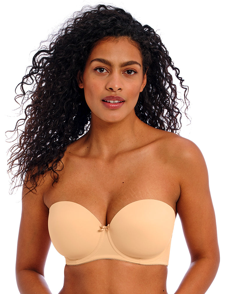 Freya Deco AA4233 Nude Underwire Molded Strapless Bra