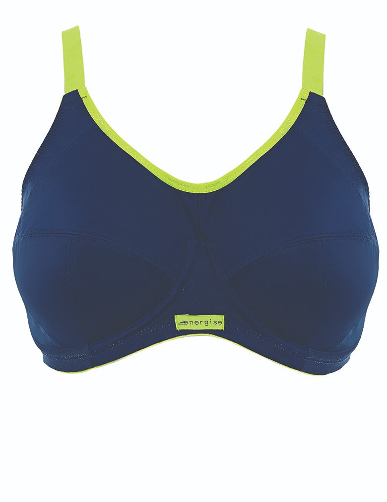 Elomi Energise El8041 Navy Underwire Sports J Hook Bra 