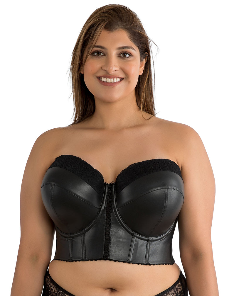 Parfait Stevie Longline Strapless Bustier P50120 Black