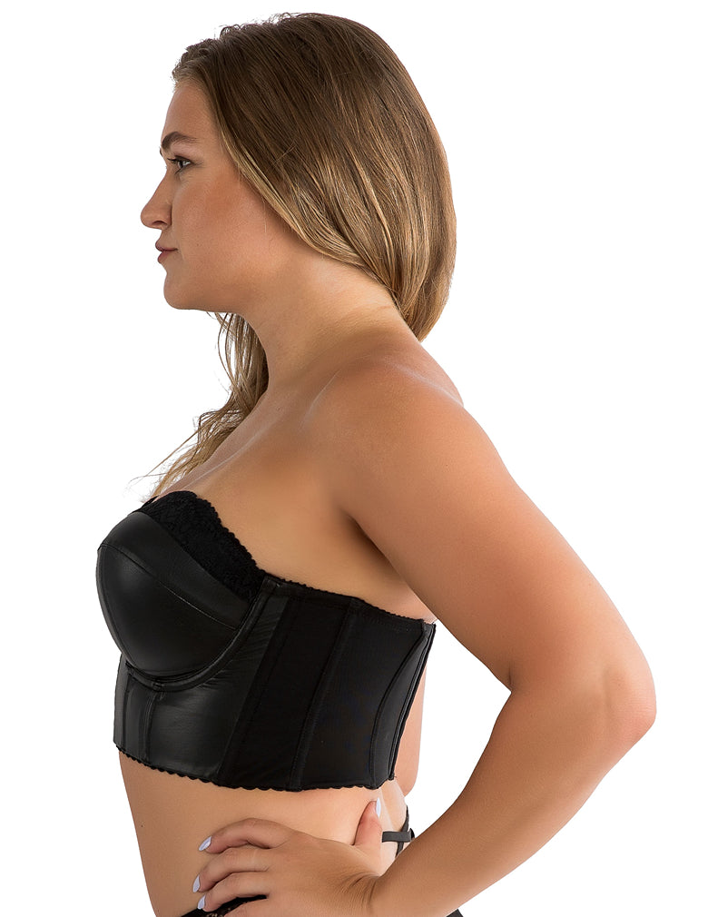 Parfait Stevie Longline Strapless Bustier P50120 Black