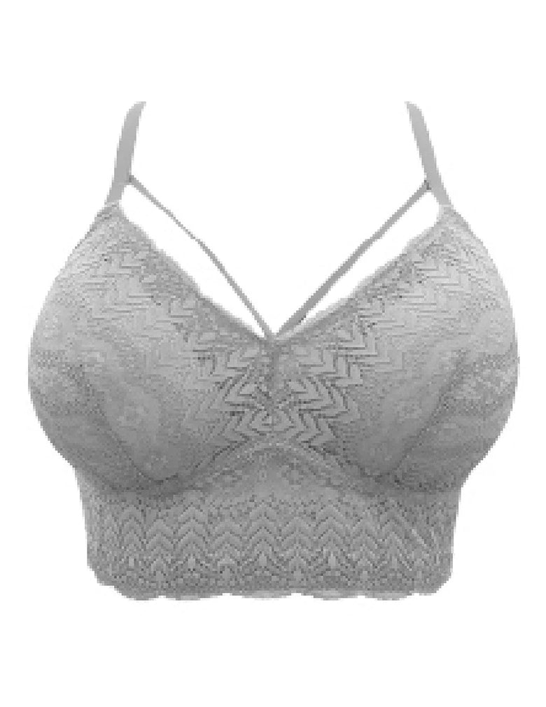  Bare The Wire-Free Front Close Bra with Lace 38C