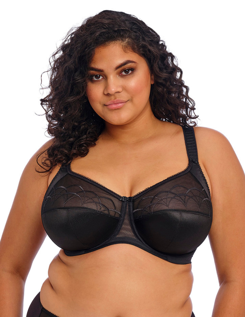 Elomi Cate EL4030 Black Underwire Full Cup Banded Bra