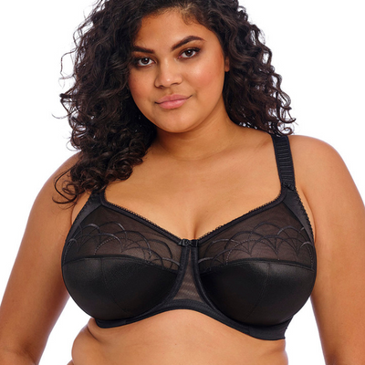 Elomi Cate EL4030 Black Underwire Full Cup Banded Bra