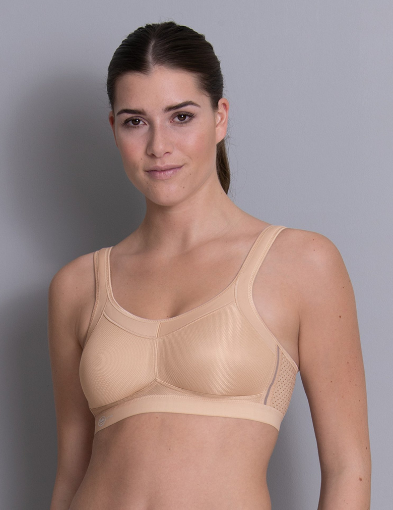 Anita Momentum 5529 Desert Extra Firm Wireless Sports Bra front view