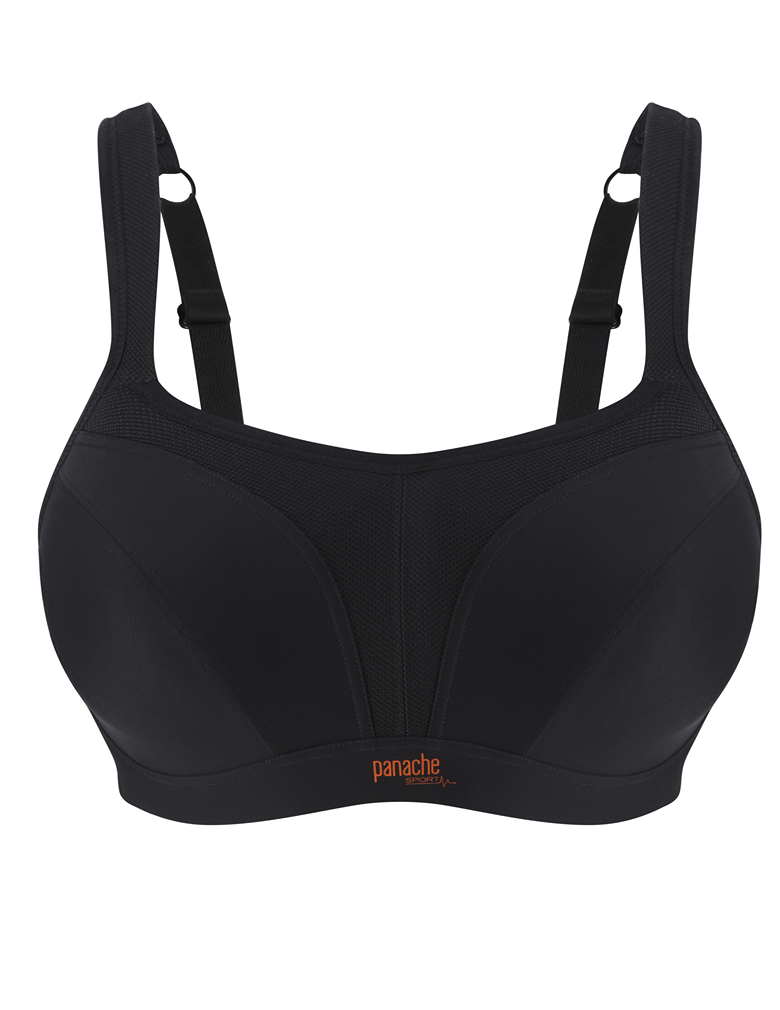 Panache Power 5021 Black Convertible Underwire Sports Bra