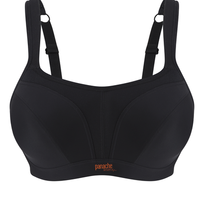 Panache Power 5021 Black Convertible Underwire Sports Bra